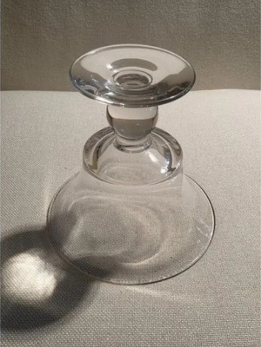 Simon Pearce Hartland Style Handblown Pedestal Compote Bowl 7